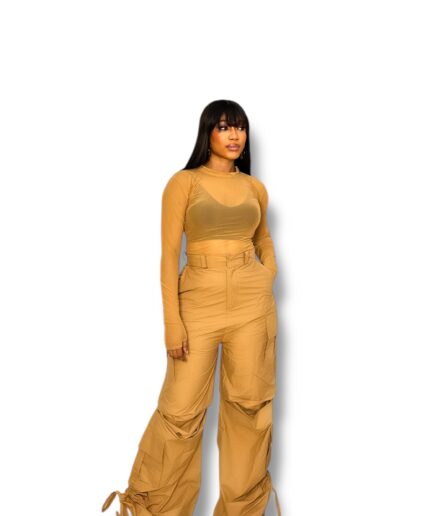 T5S Nude Basic Mesh bodysuit